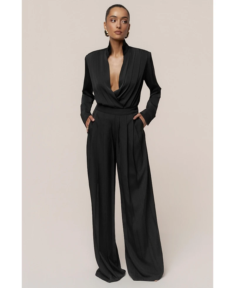 Jluxlabel Women's Visionary Pleated Bodysuit