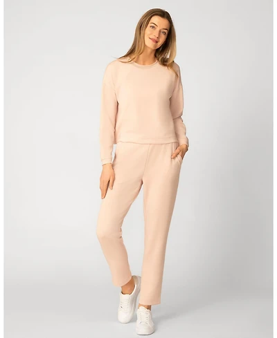 Cable & Gauge Women's Crochet Trim Knit Set