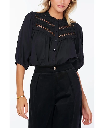 Bishop + Young Women's Bishop + Young Chelsea Detail Blouse