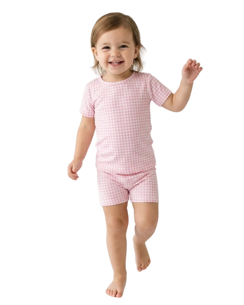 Motette Toddler Girls Sugar Gingham Pajama Set