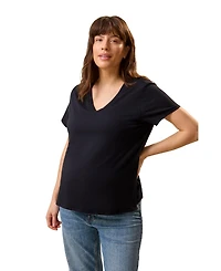 Kindred Bravely Maternity Classic Modal V-Neck Nursing T-Shirt