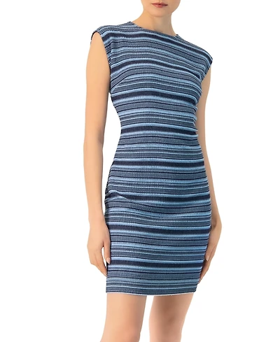 Ivonne Women's Short Sleeveless Knit Dress with Round Neck