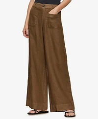 Sanctuary Women's The Linen Marine Wide-Leg Pants