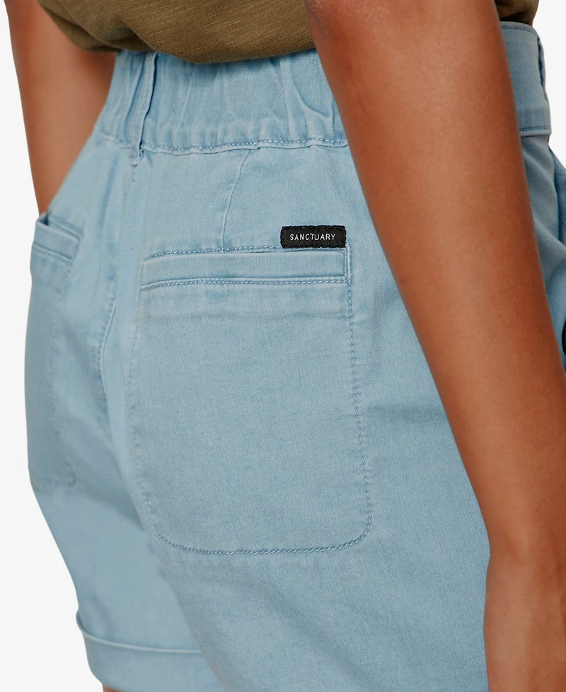Sanctuary Women's Mid-Rise Stretch Shorts
