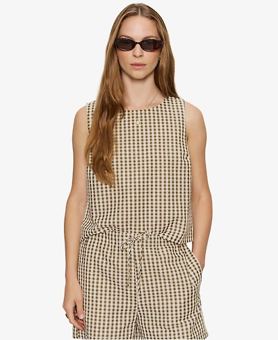 Sanctuary Women's Crewneck Sleeveless Top