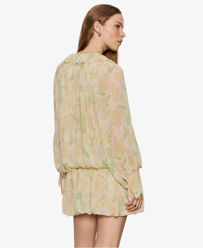 Sanctuary Women's Bubble Hem Tired Mini Dress