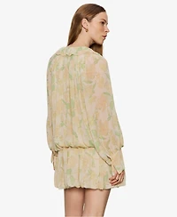 Sanctuary Women's Bubble Hem Tired Mini Dress