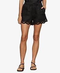 Sanctuary Women's Scallop Pull-On Shorts