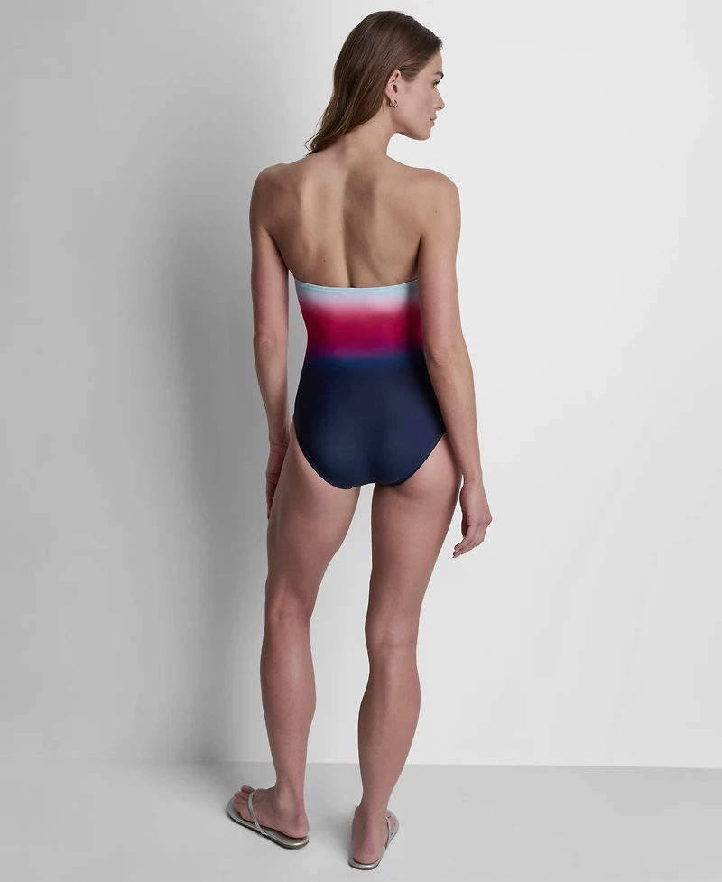 Dkny Women's Shirred One-Piece Swimsuit