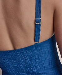 Dkny Women's Under-Wire Textured Tankini Top