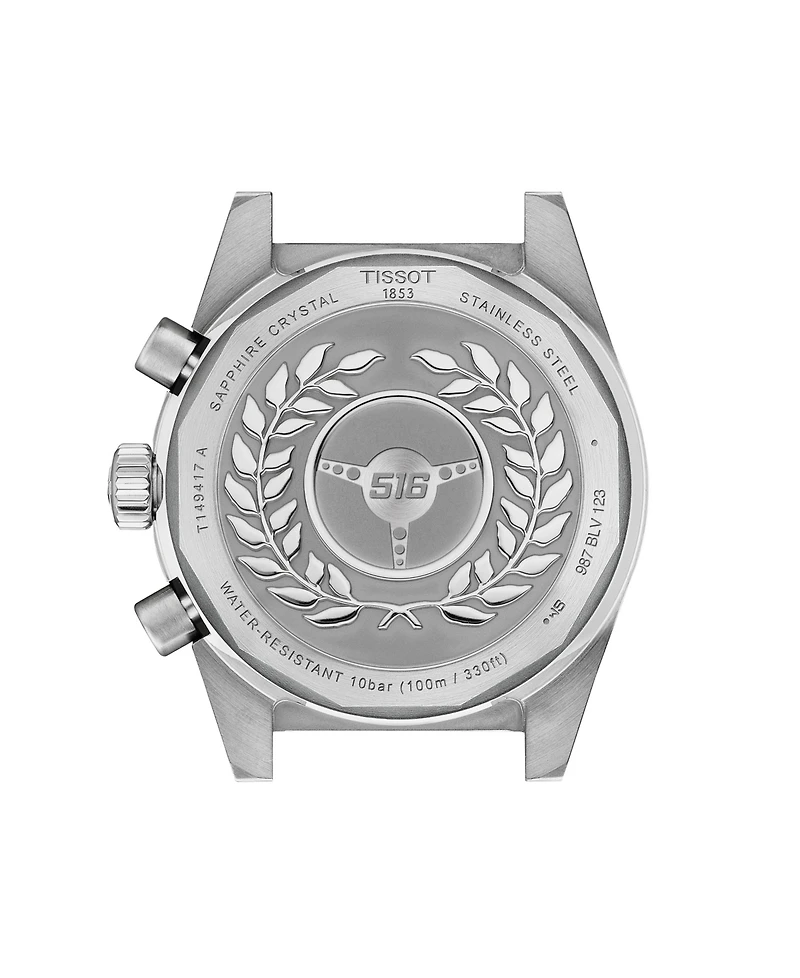 Tissot Men's Mineral Quartz Chronograph Stainless Steel Watch, 40mm