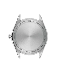 Tissot Men's Ice Blue Dial Silver Tone Stainless Steel Watch, 40mm