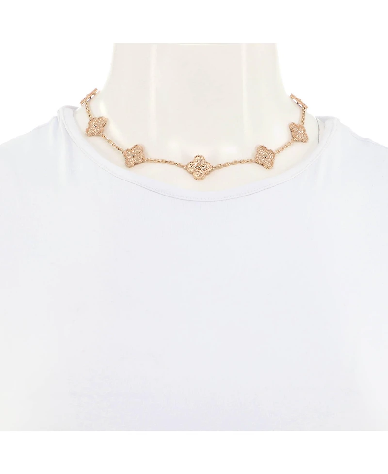 Pre-Owned Van Cleef & Arpels Vintage Alhambra 10 Motifs Necklace