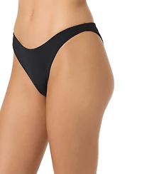 O'Neill Women's Saltwater Flamenco Solid Cheeky Coverage Swim Bottoms