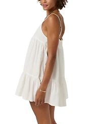 O'Neill Women's Rilee Square Neck Cover-Up Mini Dress