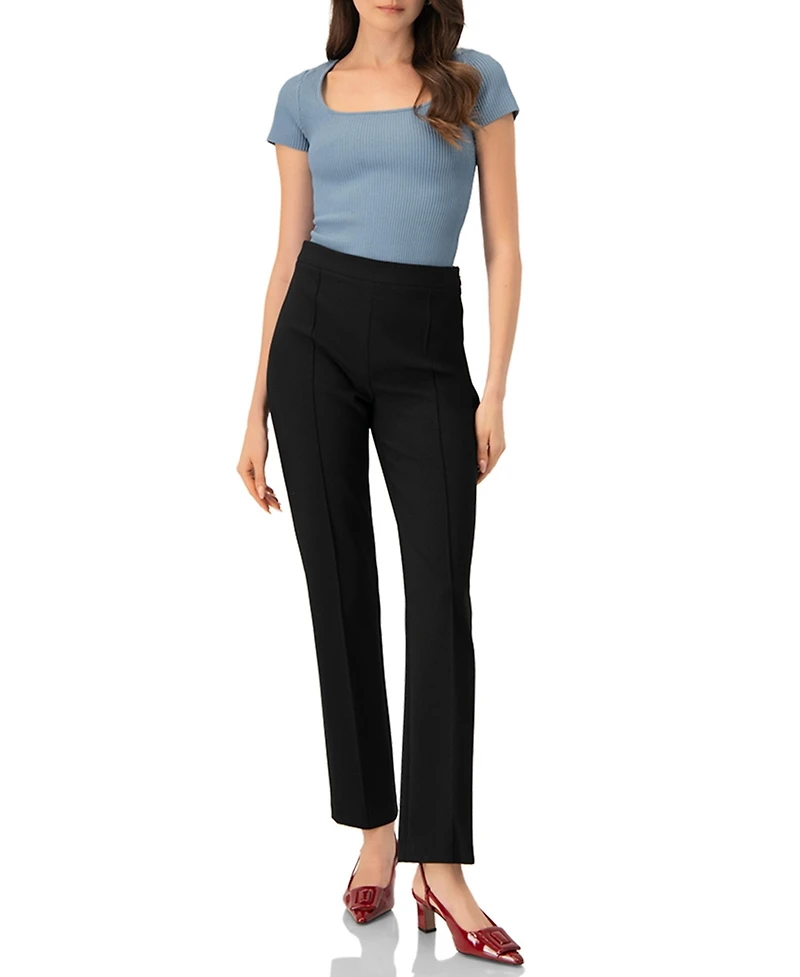 Ivonne Women's Straight Cut Pants