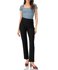 Ivonne Women's Straight Cut Pants