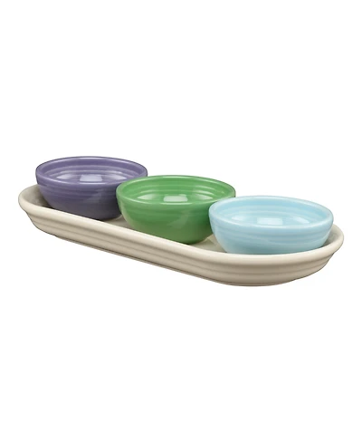 Fiesta Lavender Fields Mixed Colors 4-Pc. Condiment Set