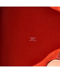 Pre-Owned HERMES Mm Bicolor Picotin Lock Bag Clemence with Swift