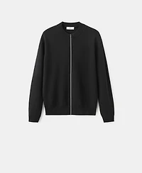 Mango Men's Comfort Stretch Knit Cardigan Sweater