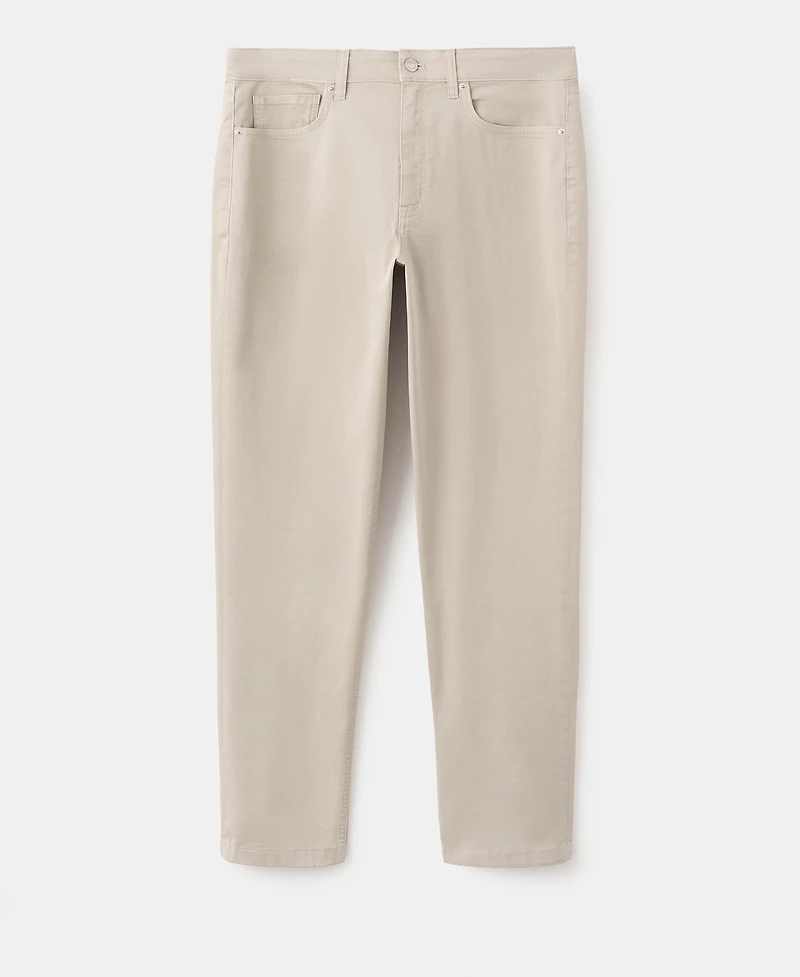Mango Men's Regular-Fit Cotton Pants