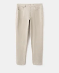 Mango Men's Regular-Fit Cotton Pants