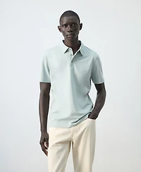 Mango Men's Slim Fit Pique Polo Shirt