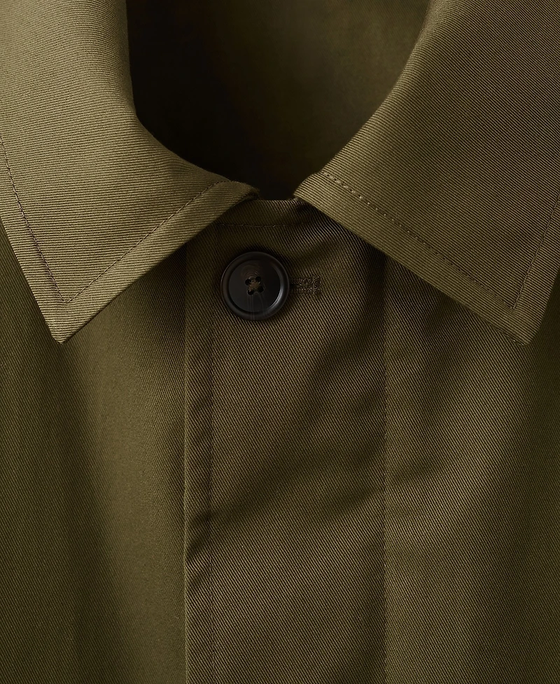 Mango Men's Zipper Water-Repellent Jacket