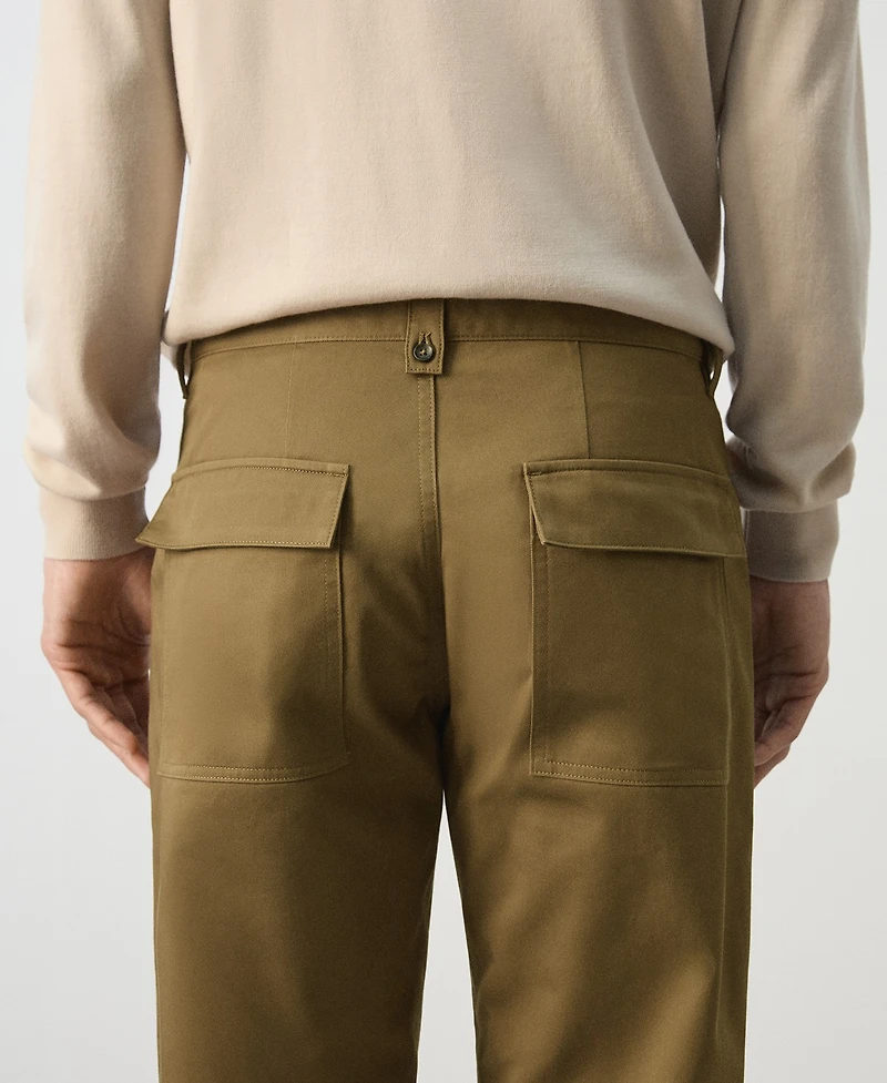 Mango Men's Cotton Patch Pockets Pants