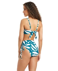 Bar Iii Women's Catch The Wave Lace-Up Front Bralette, Macy's Exclusive