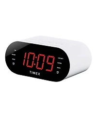 iHome Timex T232 Dual-Alarm Fm Usb Charging Alarm Clock Radio