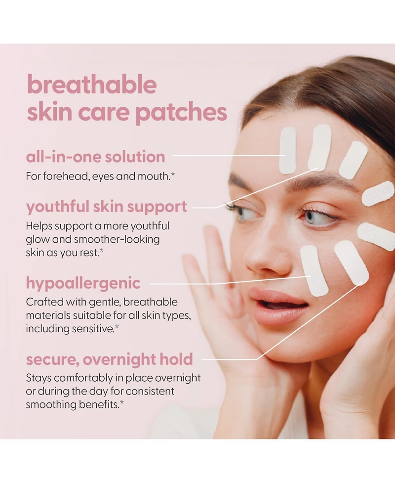 M3 Naturals Face Tape for Wrinkles Overnight | Hypoallergenic Wrinkle Patches for Face Overnight | Easy to Use Crows Feet Wrinkle Patches, 192 Count