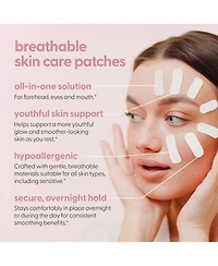 M3 Naturals Face Tape for Wrinkles Overnight | Hypoallergenic Wrinkle Patches for Face Overnight | Easy to Use Crows Feet Wrinkle Patches, 192 Count
