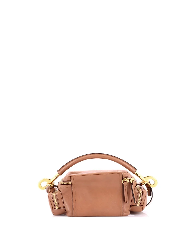 Pre-Owned Chloe Small Buckle Zip Camera Bag Leather