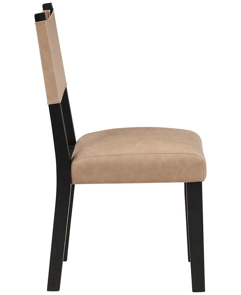 Macai 6-Pc. Faux Leather Side Chair Set