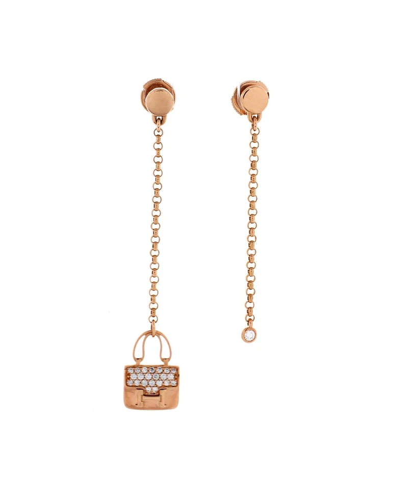 Pre-Owned HERMES Amulettes Constance Drop Earrings