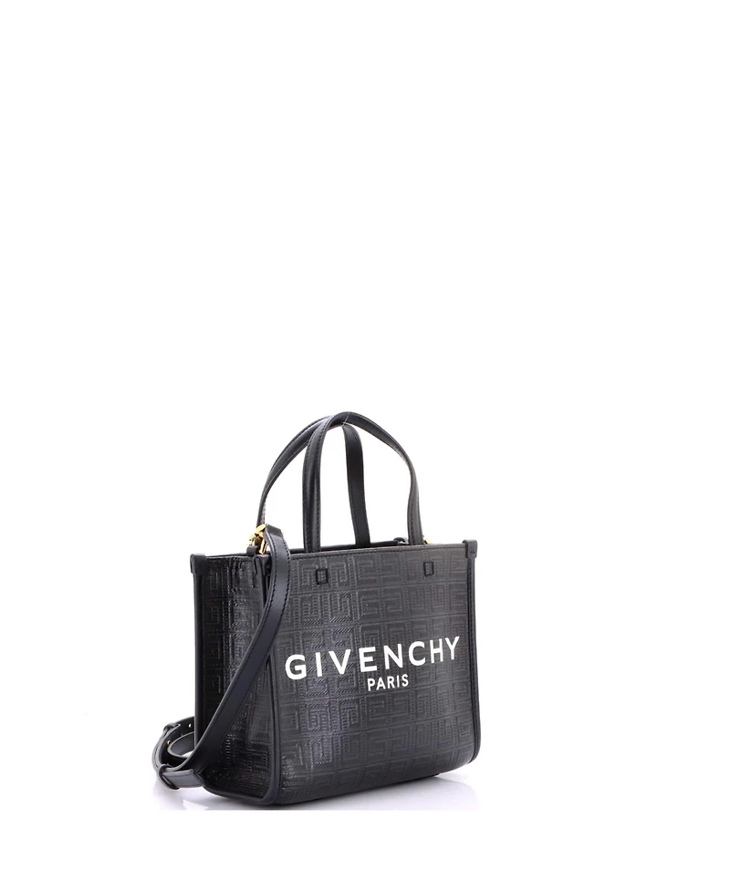 Pre-Owned Givenchy Mini G-Tote 4G Embossed Coated Canvas