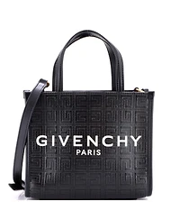 Pre-Owned Givenchy Mini G-Tote 4G Embossed Coated Canvas