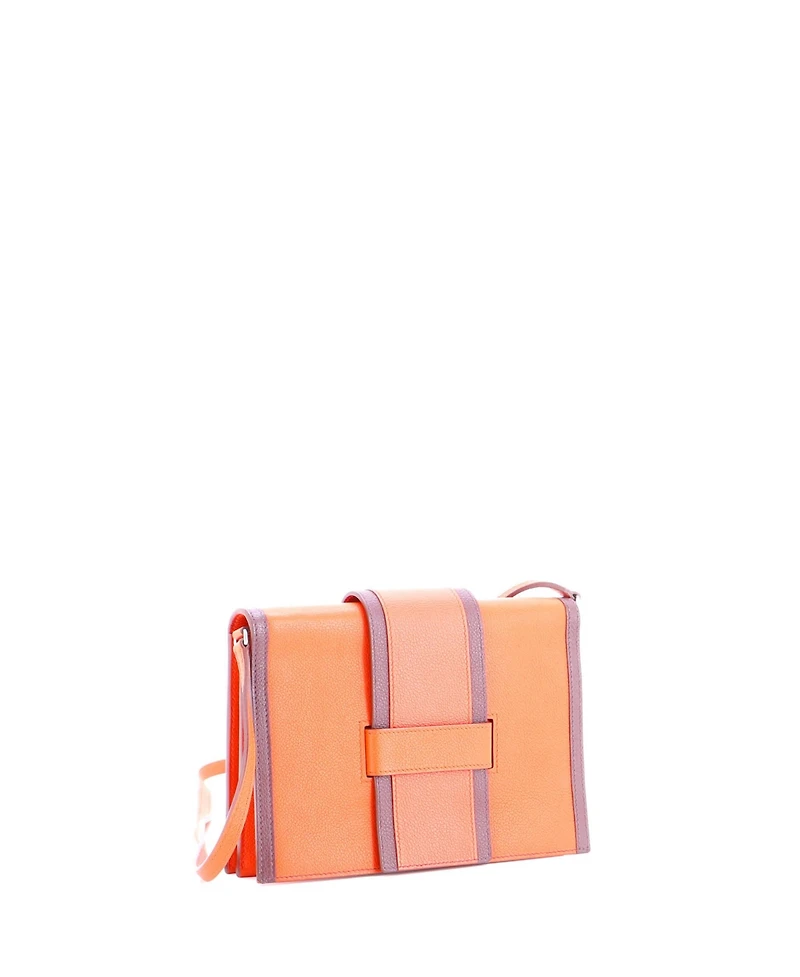Pre-Owned HERMES H Passant Clutch Shoulder Bag Evercolor