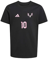 adidas Boys' 6-20 Messi Name & Number Graphic Soccer T-Shirt