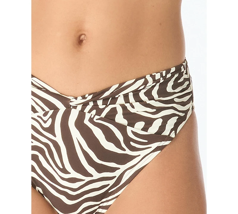 Vince Camuto Women's Printed Twist-Front Swim Bottoms