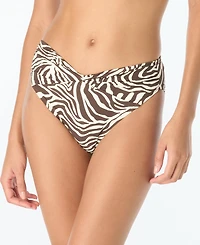 Vince Camuto Women's Printed Twist-Front Swim Bottoms