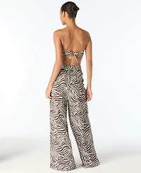 Vince Camuto Women's Printed Cover-Up Pants