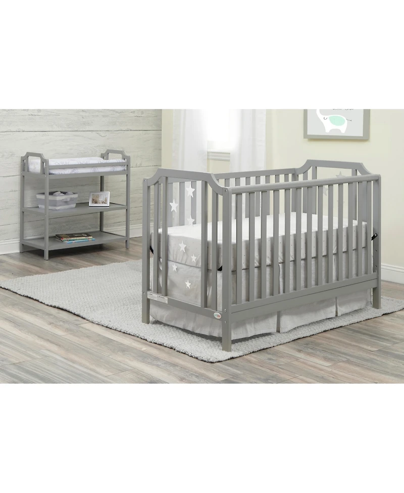 Flynama Modern Multi Purpose Changing Table Light Removable Tray Convertible Bookshelf