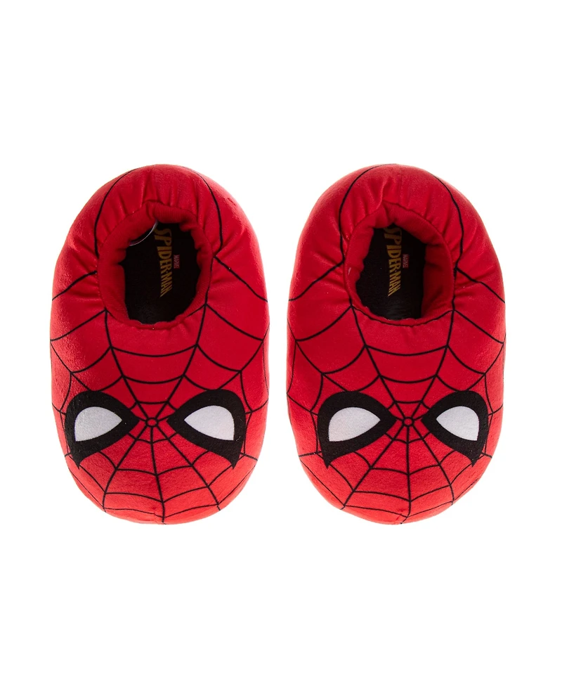 Spider-Man Toddler Marvel Spiderman Kids' Slippers Cozy, Plush