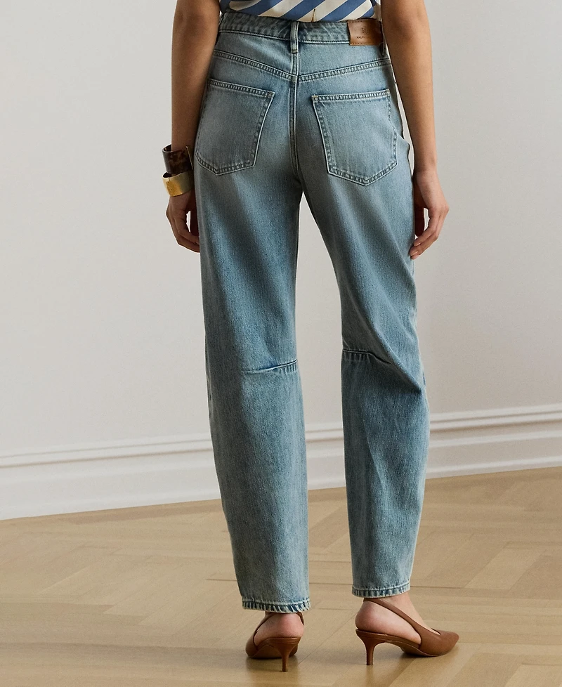 Lauren Ralph Women's High-Rise Barrel Jeans