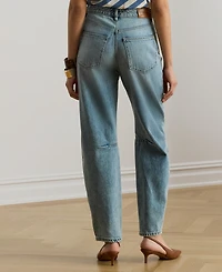 Lauren Ralph Women's High-Rise Barrel Jeans