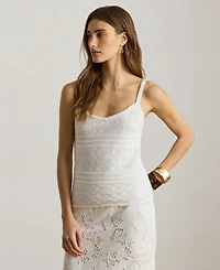 Lauren Ralph Women's Sleeveless V-Neck Sweater Tank Top