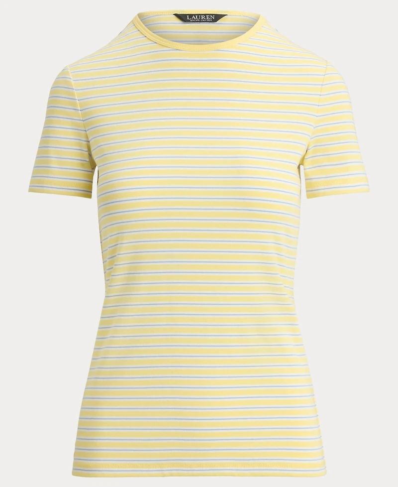 Lauren Ralph Women's Striped Short-Sleeve T-Shirt