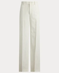 Lauren Ralph Women's Striped Wide Leg Pants